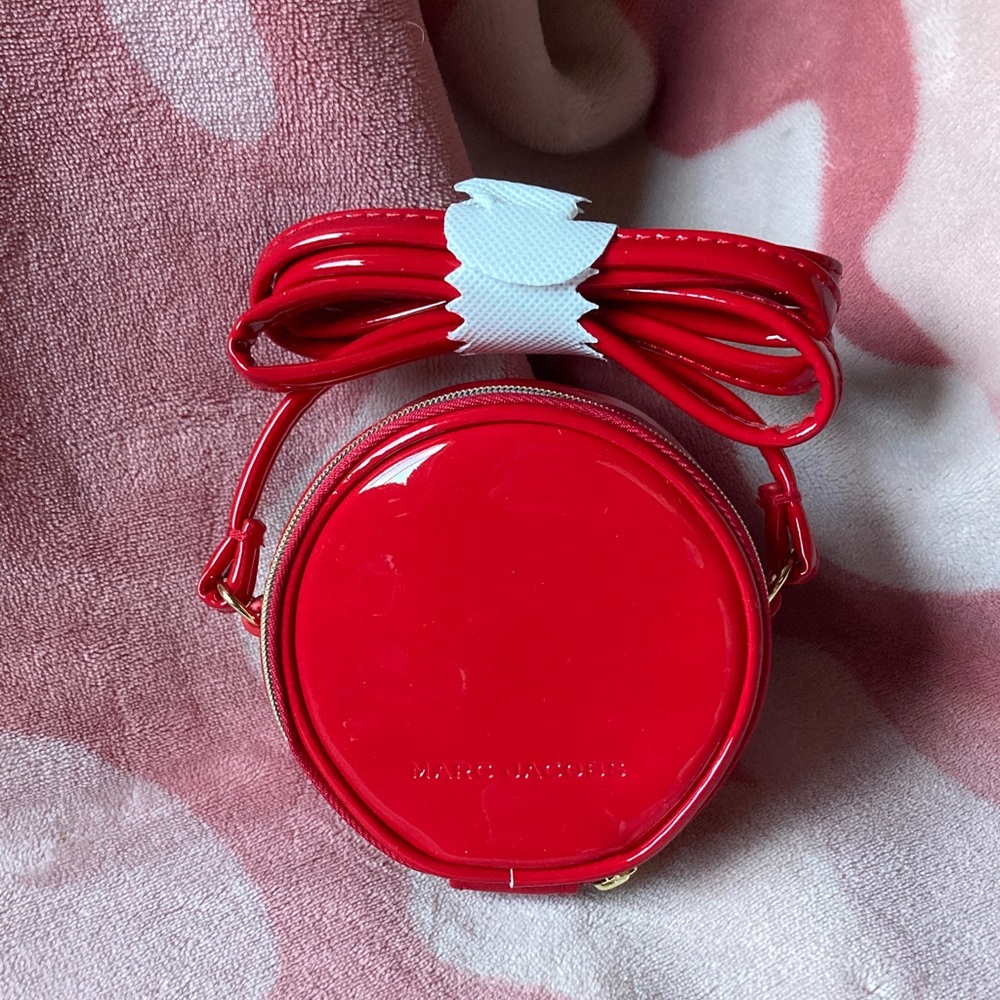 Marc Jacobs Vibrant Red Circular Crossbody